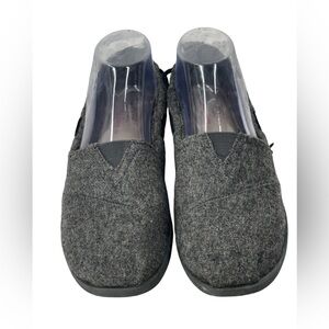 BOBS from Skechers Grey Wool Alpargatas Slip-On Shoes - Women’s Size 9M